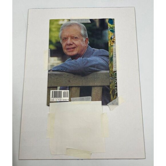 President Jimmy Carter Signed Cut Matted With Book Cover The Hornets Nest - Picture 4 of 4